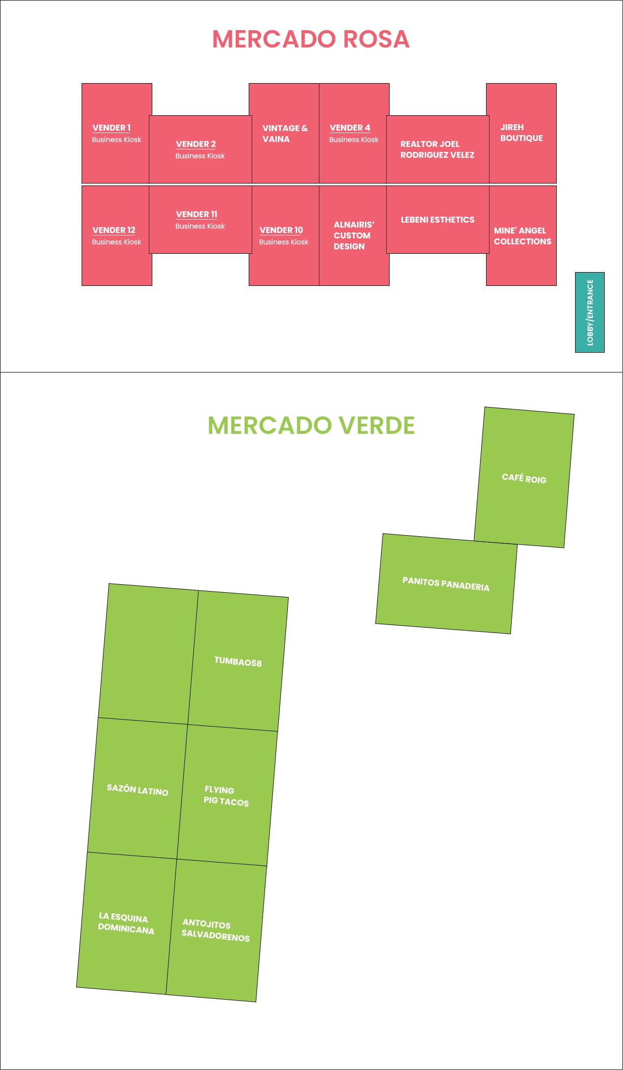 Mercado Roja and Verde